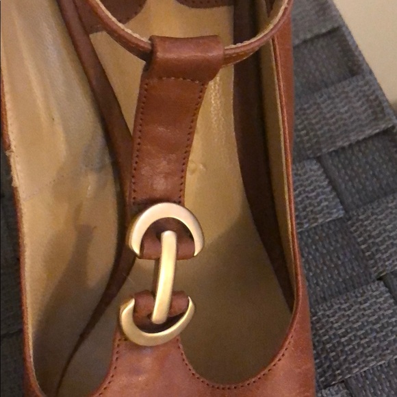 Chloe tan orange leather Mary Jane 38 - Picture 5 of 6